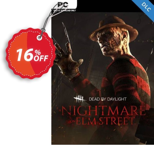 Dead by Daylight PC - A Nightmare on Elm Street DLC Coupon, discount Dead by Daylight PC - A Nightmare on Elm Street DLC Deal. Promotion: Dead by Daylight PC - A Nightmare on Elm Street DLC Exclusive offer 