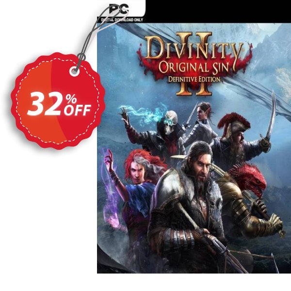 Divinity: Original Sin 2 - Definitive Edition PC Coupon, discount Divinity: Original Sin 2 - Definitive Edition PC Deal 2024 CDkeys. Promotion: Divinity: Original Sin 2 - Definitive Edition PC Exclusive Sale offer 