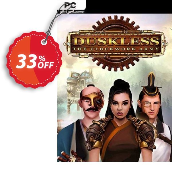Duskless: The Clockwork Army PC Coupon, discount Duskless: The Clockwork Army PC Deal 2024 CDkeys. Promotion: Duskless: The Clockwork Army PC Exclusive Sale offer 