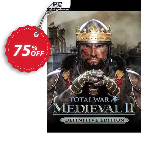 Total War Medieval II - Definitive Edition PC Coupon, discount Total War Medieval II - Definitive Edition PC Deal 2024 CDkeys. Promotion: Total War Medieval II - Definitive Edition PC Exclusive Sale offer 