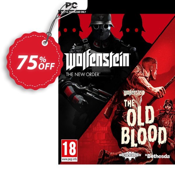 Wolfenstein The New Order and The Old Blood Double Pack PC Coupon, discount Wolfenstein The New Order and The Old Blood Double Pack PC Deal. Promotion: Wolfenstein The New Order and The Old Blood Double Pack PC Exclusive offer 