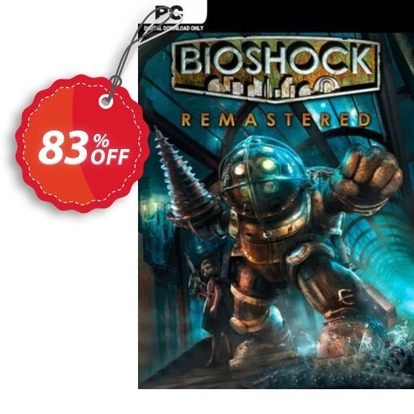 BioShock Remastered PC Coupon, discount BioShock Remastered PC Deal 2024 CDkeys. Promotion: BioShock Remastered PC Exclusive Sale offer 