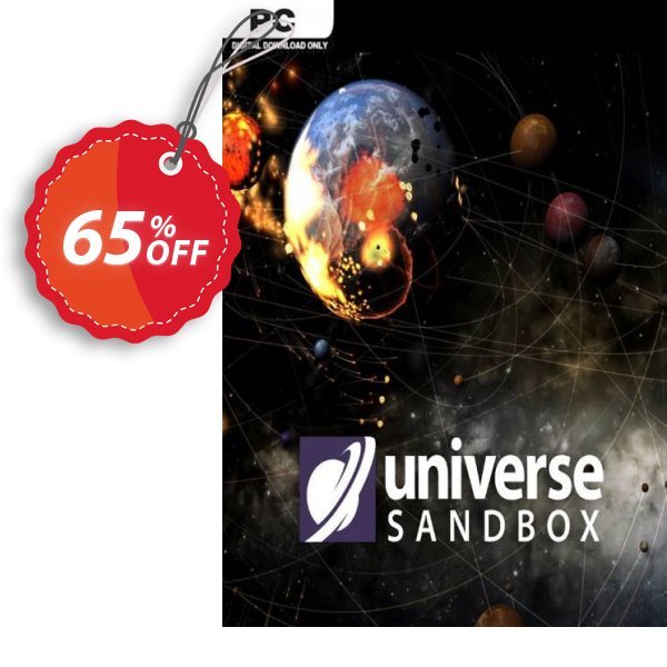 Universe Sandbox PC Coupon, discount Universe Sandbox PC Deal 2024 CDkeys. Promotion: Universe Sandbox PC Exclusive Sale offer 