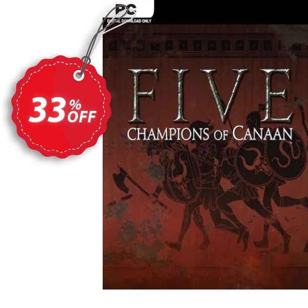 FIVE: Champions of Canaan PC Coupon, discount FIVE: Champions of Canaan PC Deal 2024 CDkeys. Promotion: FIVE: Champions of Canaan PC Exclusive Sale offer 