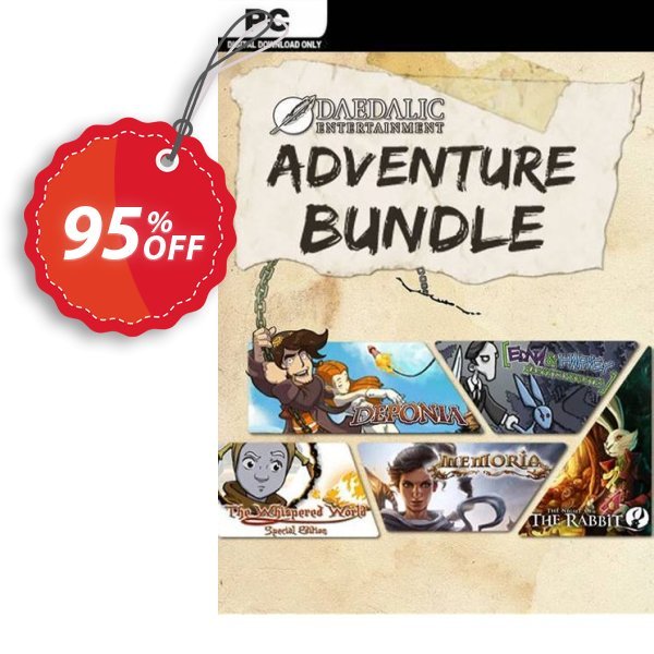 The Daedalic Adventure Bundle PC Coupon, discount The Daedalic Adventure Bundle PC Deal 2024 CDkeys. Promotion: The Daedalic Adventure Bundle PC Exclusive Sale offer 