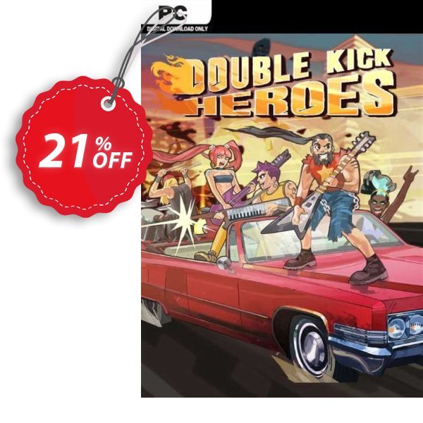 Double Kick Heroes PC Coupon, discount Double Kick Heroes PC Deal 2024 CDkeys. Promotion: Double Kick Heroes PC Exclusive Sale offer 