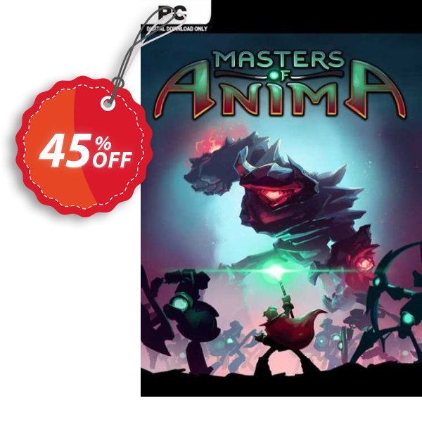 Masters of Anima PC Coupon, discount Masters of Anima PC Deal 2024 CDkeys. Promotion: Masters of Anima PC Exclusive Sale offer 