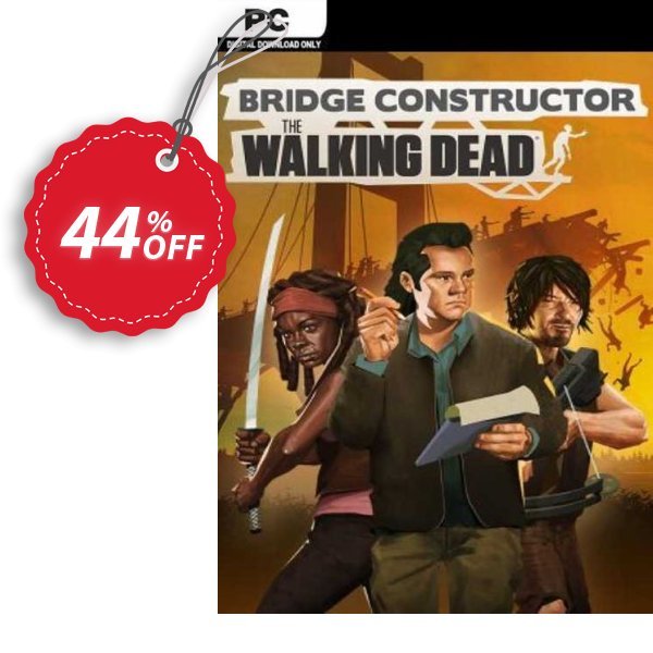 Bridge Constructor: The Walking Dead PC Coupon, discount Bridge Constructor: The Walking Dead PC Deal 2024 CDkeys. Promotion: Bridge Constructor: The Walking Dead PC Exclusive Sale offer 