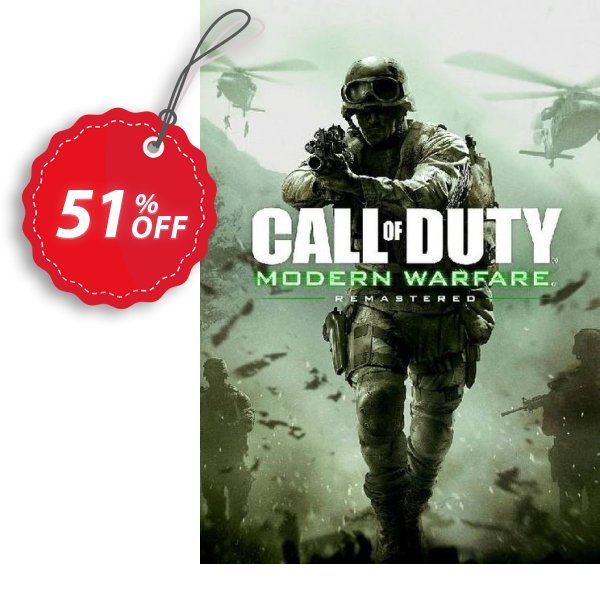 Call of Duty: Modern Warfare Remastered Xbox One & Xbox Series X|S, US  Coupon, discount Call of Duty: Modern Warfare Remastered Xbox One & Xbox Series X|S (US) Deal 2024 CDkeys. Promotion: Call of Duty: Modern Warfare Remastered Xbox One & Xbox Series X|S (US) Exclusive Sale offer 