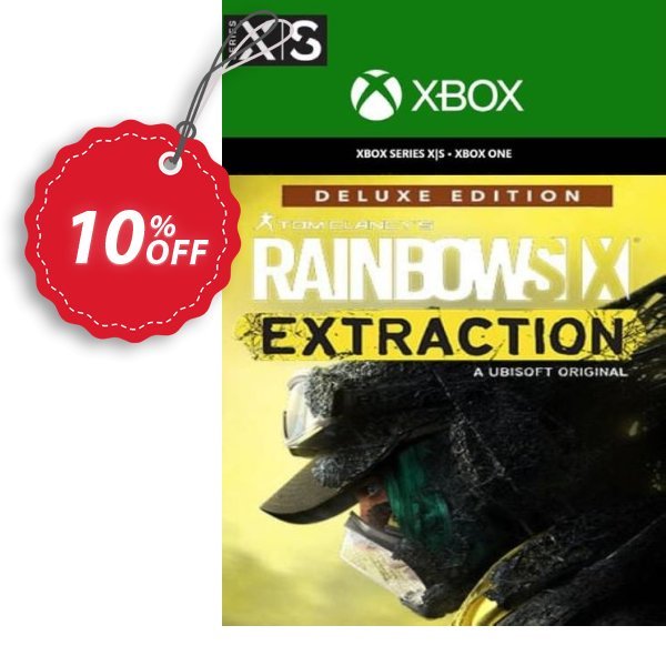 Tom Clancy&#039;s Rainbow Six: Extraction Deluxe Edition Xbox One, US  Coupon, discount Tom Clancy's Rainbow Six: Extraction Deluxe Edition Xbox One (US) Deal 2024 CDkeys. Promotion: Tom Clancy's Rainbow Six: Extraction Deluxe Edition Xbox One (US) Exclusive Sale offer 