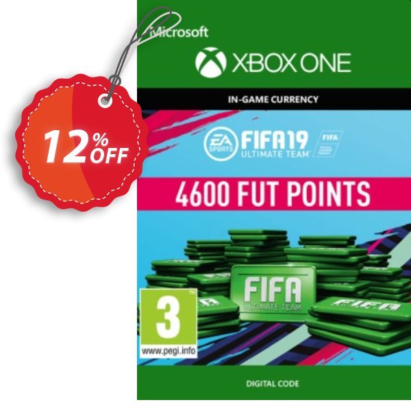 Fifa 19 - 4600 FUT Points, Xbox One  Coupon, discount Fifa 19 - 4600 FUT Points (Xbox One) Deal 2024 CDkeys. Promotion: Fifa 19 - 4600 FUT Points (Xbox One) Exclusive Sale offer 