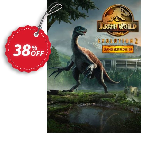 Jurassic World Evolution 2: Dominion Biosyn Expansion PC - DLC Coupon, discount Jurassic World Evolution 2: Dominion Biosyn Expansion PC - DLC Deal 2024 CDkeys. Promotion: Jurassic World Evolution 2: Dominion Biosyn Expansion PC - DLC Exclusive Sale offer 