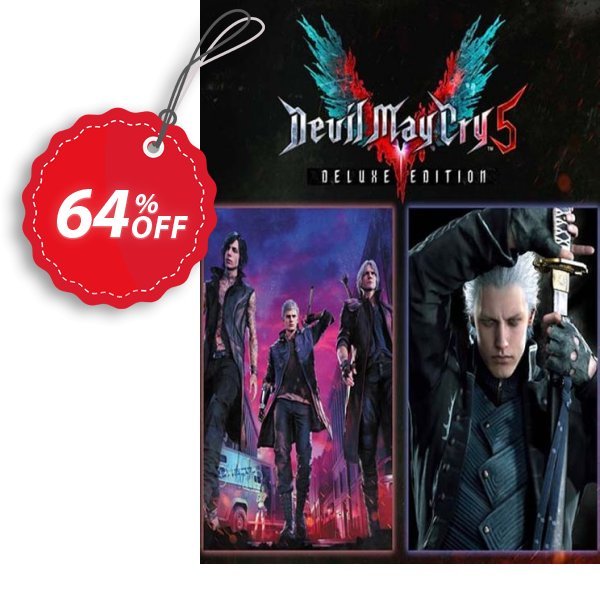 Devil May Cry 5 Deluxe + Vergil PC Coupon, discount Devil May Cry 5 Deluxe + Vergil PC Deal 2024 CDkeys. Promotion: Devil May Cry 5 Deluxe + Vergil PC Exclusive Sale offer 