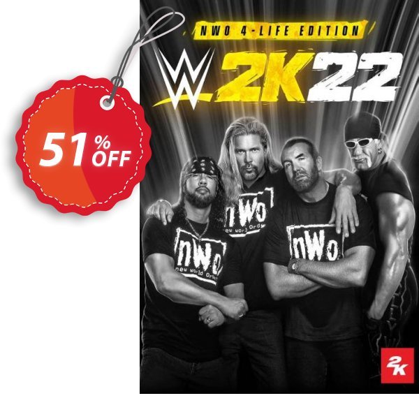 WWE 2K22 nWo 4-Life Edition PC Coupon, discount WWE 2K22 nWo 4-Life Edition PC Deal 2024 CDkeys. Promotion: WWE 2K22 nWo 4-Life Edition PC Exclusive Sale offer 