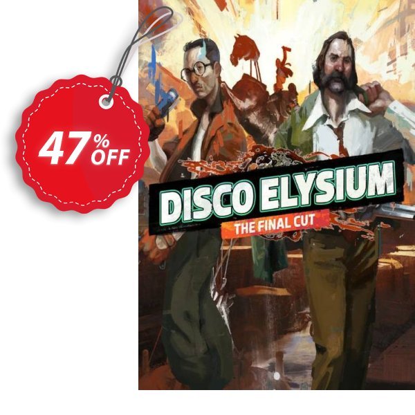 Disco Elysium - The Final Cut PC Coupon, discount Disco Elysium - The Final Cut PC Deal 2024 CDkeys. Promotion: Disco Elysium - The Final Cut PC Exclusive Sale offer 
