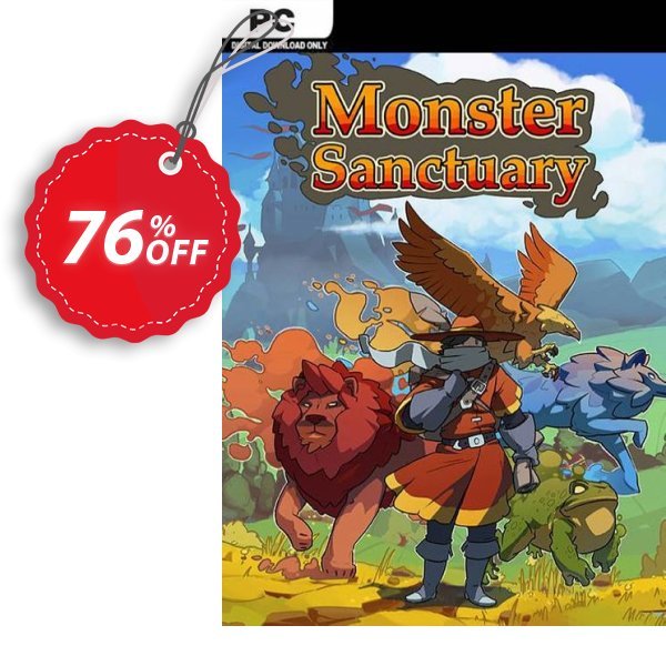 Monster Sanctuary PC Coupon, discount Monster Sanctuary PC Deal. Promotion: Monster Sanctuary PC Exclusive offer 