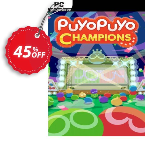 Puyo Puyo Champions PC, EU  Coupon, discount Puyo Puyo Champions PC (EU) Deal. Promotion: Puyo Puyo Champions PC (EU) Exclusive offer 