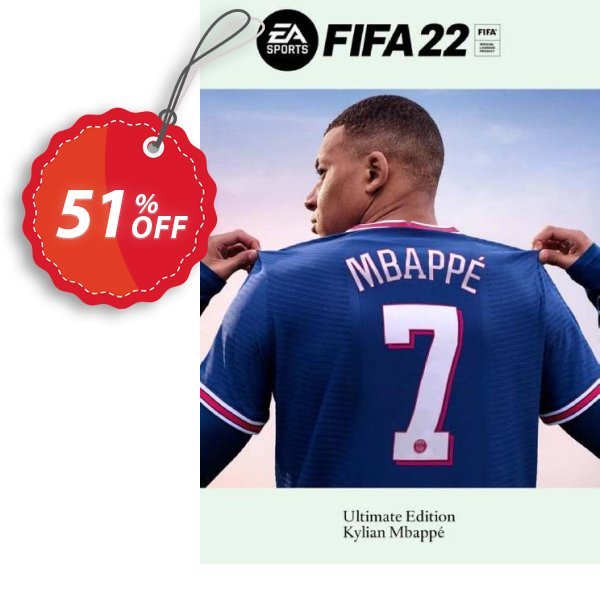 Fifa 22 Ultimate Edition PC, STEAM  Coupon, discount Fifa 22 Ultimate Edition PC (STEAM) Deal 2024 CDkeys. Promotion: Fifa 22 Ultimate Edition PC (STEAM) Exclusive Sale offer 