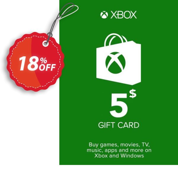 Xbox Gift Card - 5 USD Coupon, discount Xbox Gift Card - 5 USD Deal 2024 CDkeys. Promotion: Xbox Gift Card - 5 USD Exclusive Sale offer 