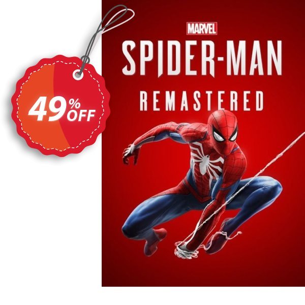 Marvel&#039;s Spider-Man Remastered PC Coupon, discount Marvel's Spider-Man Remastered PC Deal 2024 CDkeys. Promotion: Marvel's Spider-Man Remastered PC Exclusive Sale offer 