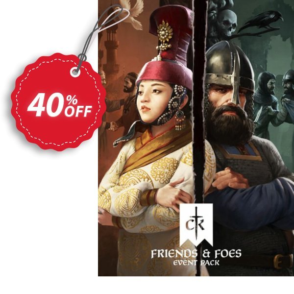 Crusader Kings III: Friends & Foes PC - DLC Coupon, discount Crusader Kings III: Friends & Foes PC - DLC Deal 2024 CDkeys. Promotion: Crusader Kings III: Friends & Foes PC - DLC Exclusive Sale offer 