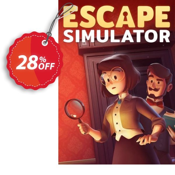 Escape Simulator PC Coupon, discount Escape Simulator PC Deal 2024 CDkeys. Promotion: Escape Simulator PC Exclusive Sale offer 