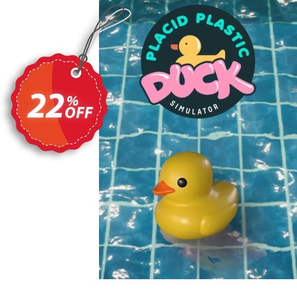 Placid Plastic Duck Simulator PC Coupon, discount Placid Plastic Duck Simulator PC Deal 2024 CDkeys. Promotion: Placid Plastic Duck Simulator PC Exclusive Sale offer 