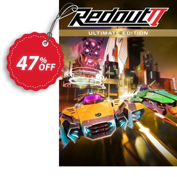 Redout 2 - Ultimate Edition PC Coupon, discount Redout 2 - Ultimate Edition PC Deal 2024 CDkeys. Promotion: Redout 2 - Ultimate Edition PC Exclusive Sale offer 