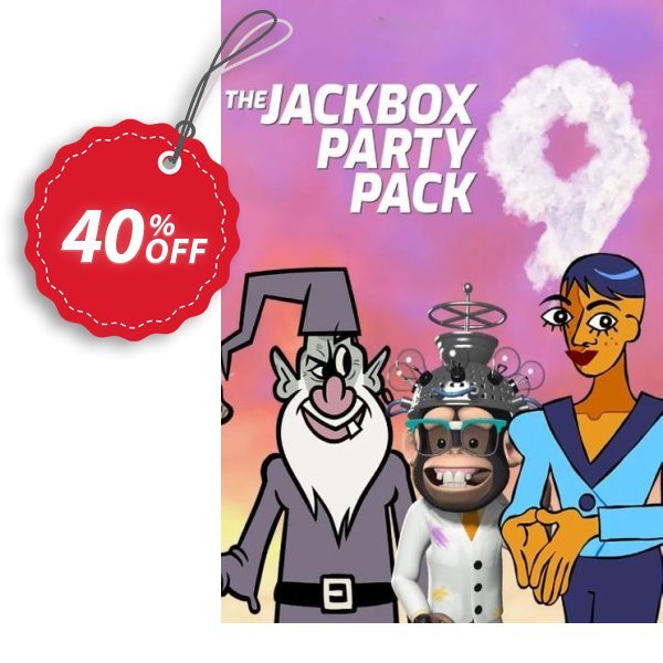 The Jackbox Party Pack 9 PC Coupon, discount The Jackbox Party Pack 9 PC Deal 2024 CDkeys. Promotion: The Jackbox Party Pack 9 PC Exclusive Sale offer 