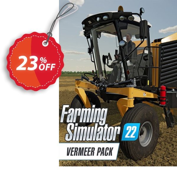 Farming Simulator 22 - Vermeer Pack PC - DLC Coupon, discount Farming Simulator 22 - Vermeer Pack PC - DLC Deal 2024 CDkeys. Promotion: Farming Simulator 22 - Vermeer Pack PC - DLC Exclusive Sale offer 