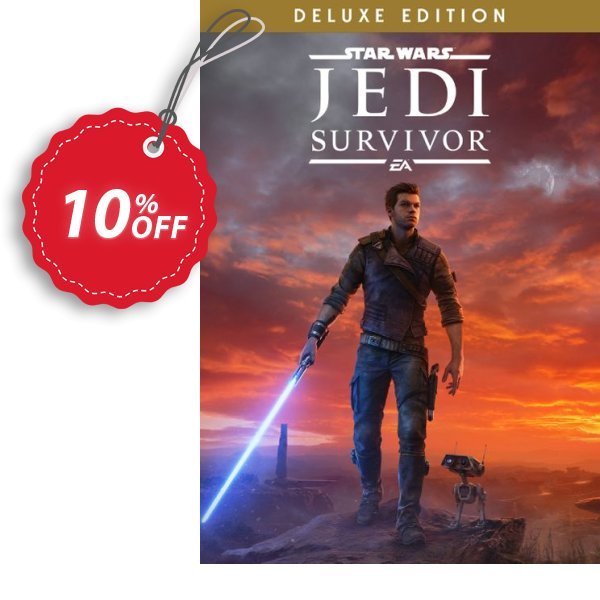 STAR WARS Jedi: Survivor Deluxe Edition Xbox Series X|S, WW  Coupon, discount STAR WARS Jedi: Survivor Deluxe Edition Xbox Series X|S (WW) Deal CDkeys. Promotion: STAR WARS Jedi: Survivor Deluxe Edition Xbox Series X|S (WW) Exclusive Sale offer