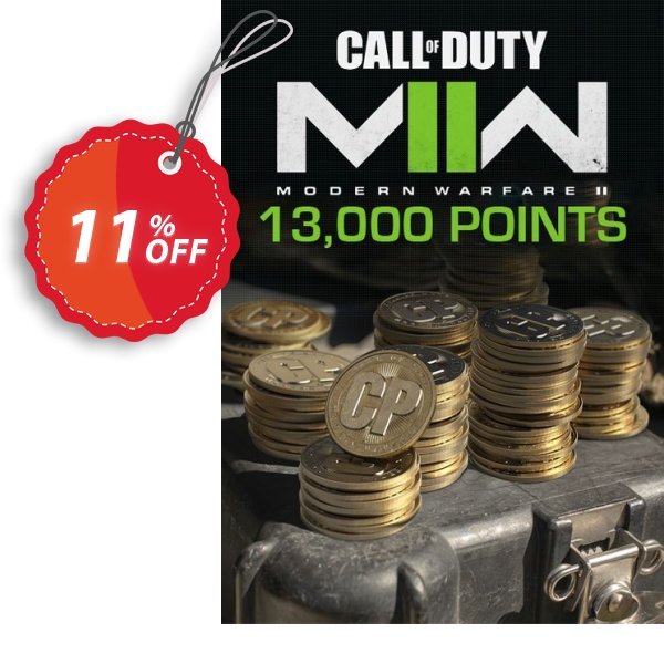 13,000 Call of Duty: Modern Warfare II Points Xbox, WW  Coupon, discount 13,000 Call of Duty: Modern Warfare II Points Xbox (WW) Deal CDkeys. Promotion: 13,000 Call of Duty: Modern Warfare II Points Xbox (WW) Exclusive Sale offer
