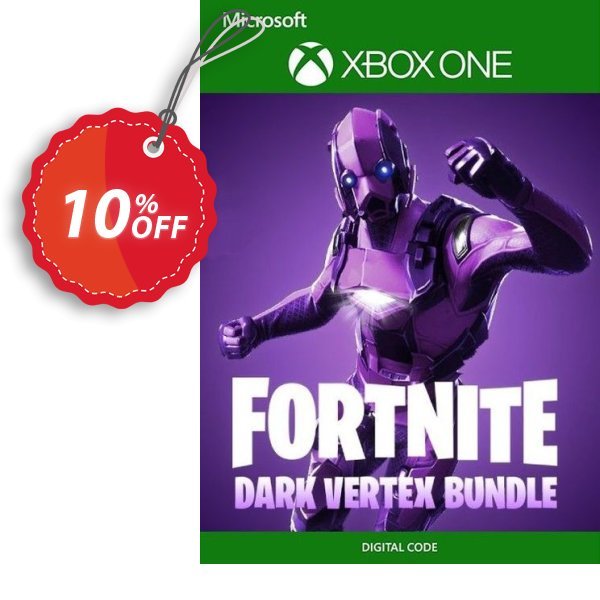 Fortnite Bundle: Dark Vertex + 500 V-Bucks Xbox One Coupon, discount Fortnite Bundle: Dark Vertex + 500 V-Bucks Xbox One Deal CDkeys. Promotion: Fortnite Bundle: Dark Vertex + 500 V-Bucks Xbox One Exclusive Sale offer