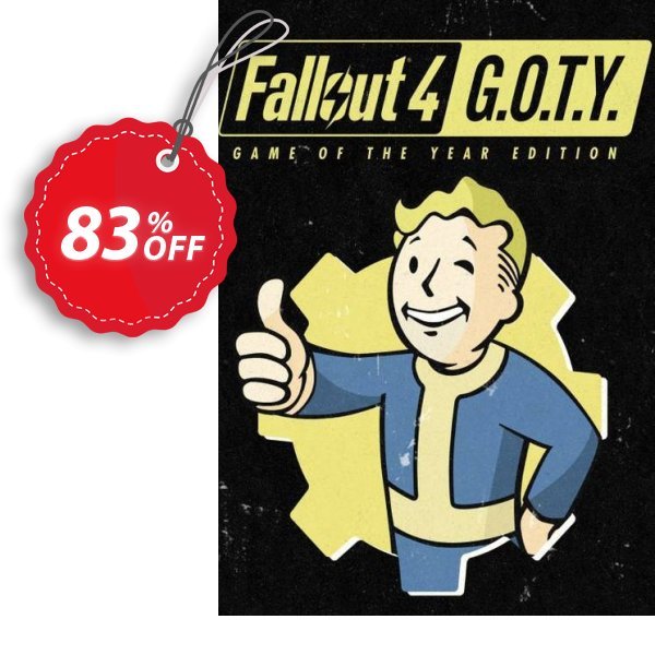 Fallout 4: Game of the Year Edition Xbox, US  Coupon, discount Fallout 4: Game of the Year Edition Xbox (US) Deal CDkeys. Promotion: Fallout 4: Game of the Year Edition Xbox (US) Exclusive Sale offer