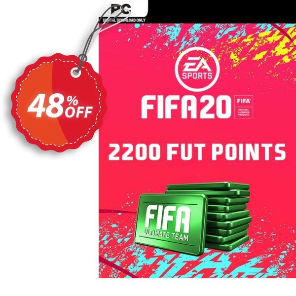 FIFA 20 Ultimate Team - 2200 FIFA Points PC Coupon, discount FIFA 20 Ultimate Team - 2200 FIFA Points PC Deal. Promotion: FIFA 20 Ultimate Team - 2200 FIFA Points PC Exclusive offer 
