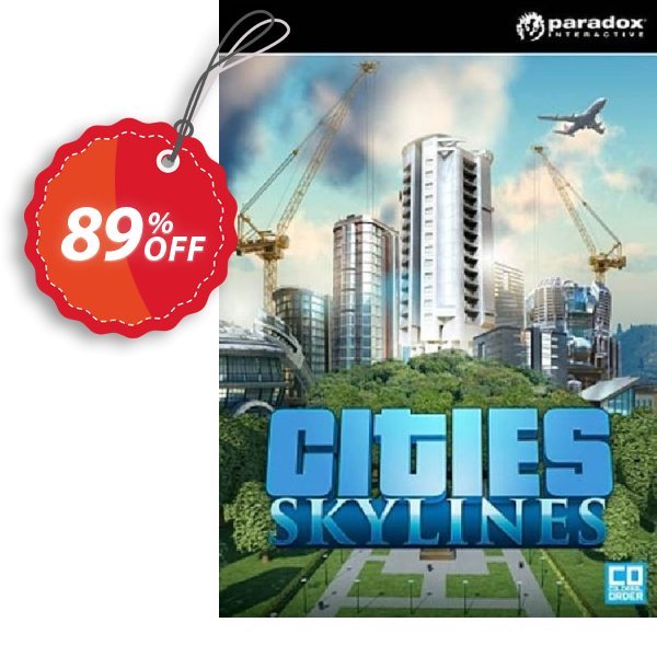 Cities: Skylines PC/MAC Coupon, discount Cities: Skylines PC/Mac Deal. Promotion: Cities: Skylines PC/Mac Exclusive offer