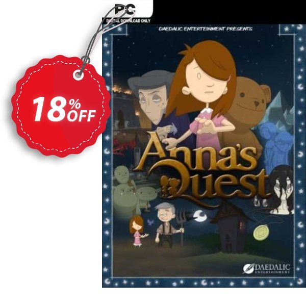 Anna's Quest PC Coupon, discount Anna's Quest PC Deal. Promotion: Anna's Quest PC Exclusive offer 