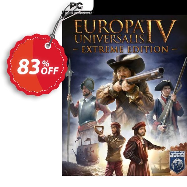 Europa Universalis IV 4 Extreme Edition PC Coupon, discount Europa Universalis IV 4 Extreme Edition PC Deal. Promotion: Europa Universalis IV 4 Extreme Edition PC Exclusive offer 