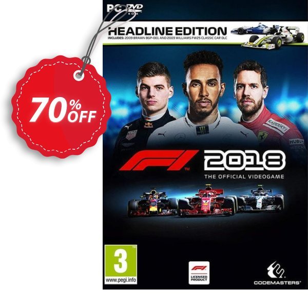 F1 2018 Headline Edition PC Coupon, discount F1 2024 Headline Edition PC Deal. Promotion: F1 2024 Headline Edition PC Exclusive offer 