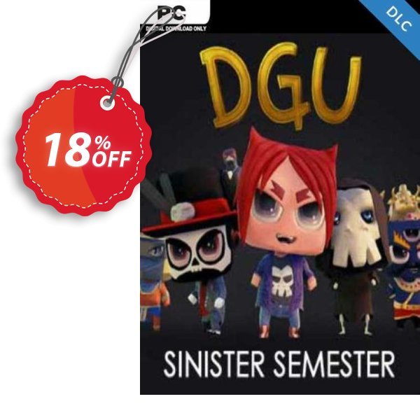 DGU Sinister Semester PC Coupon, discount DGU Sinister Semester PC Deal. Promotion: DGU Sinister Semester PC Exclusive offer 