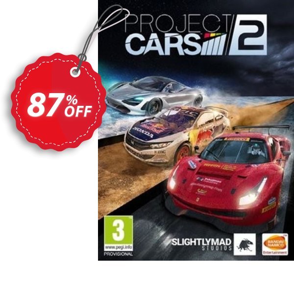 Project Cars 2 PC Coupon, discount Project Cars 2 PC Deal. Promotion: Project Cars 2 PC Exclusive offer 
