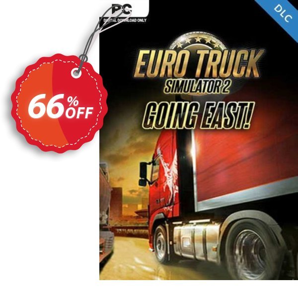 Euro Truck Simulator 2 - Going East DLC PC Coupon, discount Euro Truck Simulator 2 - Going East DLC PC Deal. Promotion: Euro Truck Simulator 2 - Going East DLC PC Exclusive offer