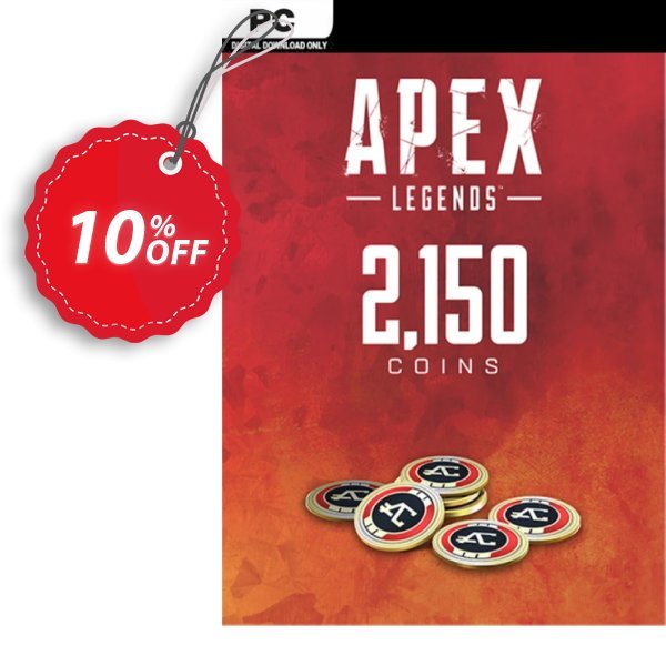 Apex Legends 2150 Coins VC PC Coupon, discount Apex Legends 2150 Coins VC PC Deal. Promotion: Apex Legends 2150 Coins VC PC Exclusive offer 