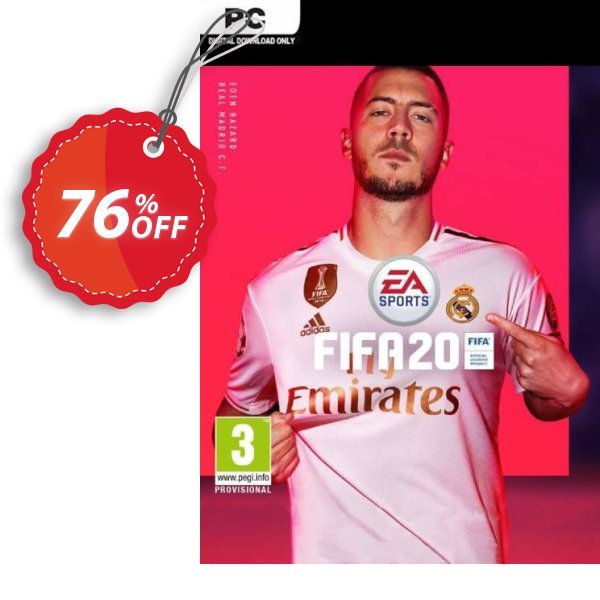 FIFA 20 PC Coupon, discount FIFA 20 PC Deal. Promotion: FIFA 20 PC Exclusive offer