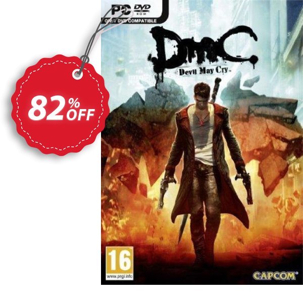 DmC - Devil May Cry, PC  Coupon, discount DmC - Devil May Cry (PC) Deal. Promotion: DmC - Devil May Cry (PC) Exclusive offer 