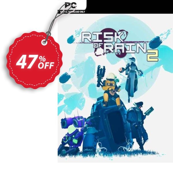 Risk of Rain 2 PC Coupon, discount Risk of Rain 2 PC Deal. Promotion: Risk of Rain 2 PC Exclusive offer