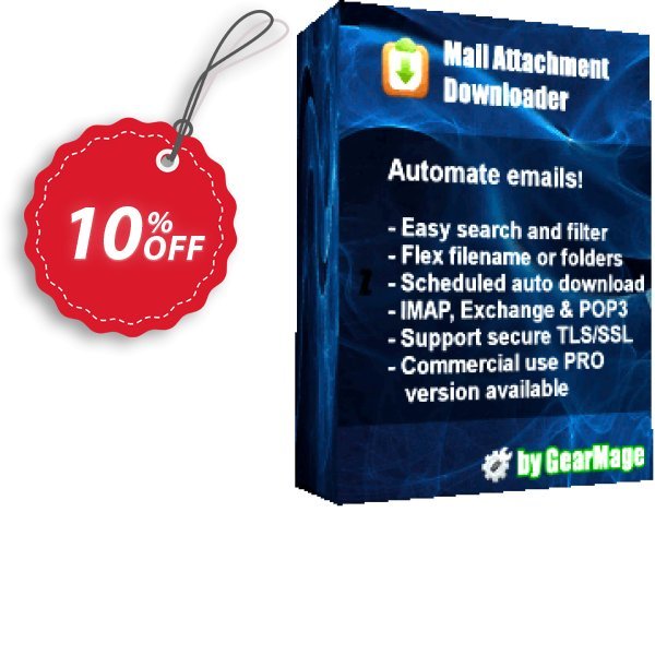 Mail Attachment Downloader PRO Server with SDK, 6 Plan Pack  Coupon, discount Mail Attachment Downloader PRO Server with SDK (6 License Pack) Stirring promo code 2024. Promotion: Stirring promo code of Mail Attachment Downloader PRO Server with SDK (6 License Pack) 2024