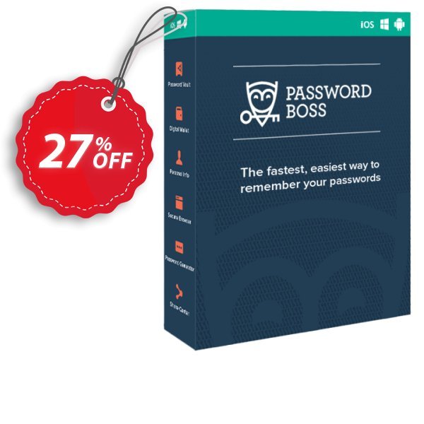 Password Boss Premium Annual Coupon, discount Password Boss Premium Annual Subscription Super deals code 2024. Promotion: Super deals code of Password Boss Premium Annual Subscription 2024