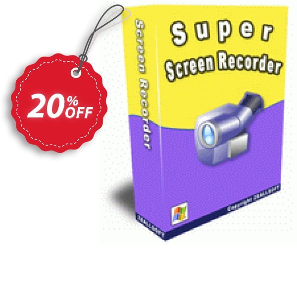 Zeallsoft Super Screen Recorder Coupon, discount Super Screen Recorder Staggering promotions code 2025. Promotion: Staggering promotions code of Super Screen Recorder 2024