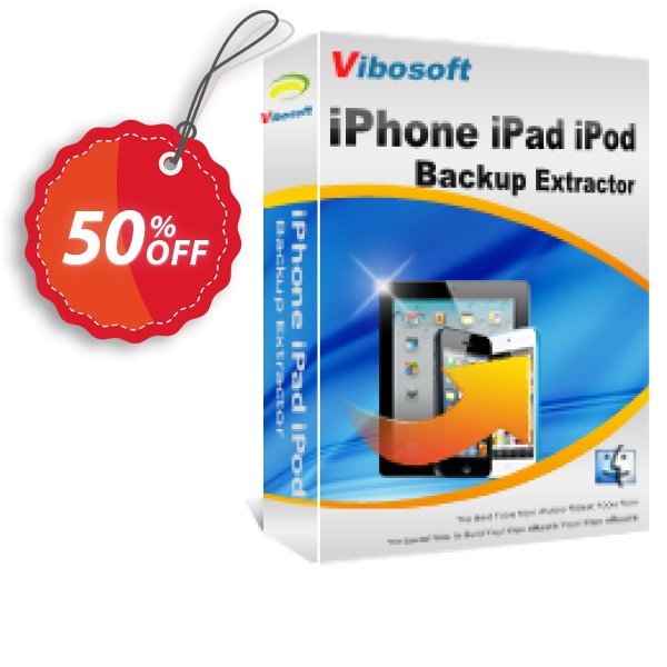 Vibosoft iPhone/iPad/iPod Backup Extractor for MAC Coupon, discount Coupon code Vibosoft iPhone/iPad/iPod Backup Extractor for Mac. Promotion: Vibosoft iPhone/iPad/iPod Backup Extractor for Mac offer from Vibosoft Studio